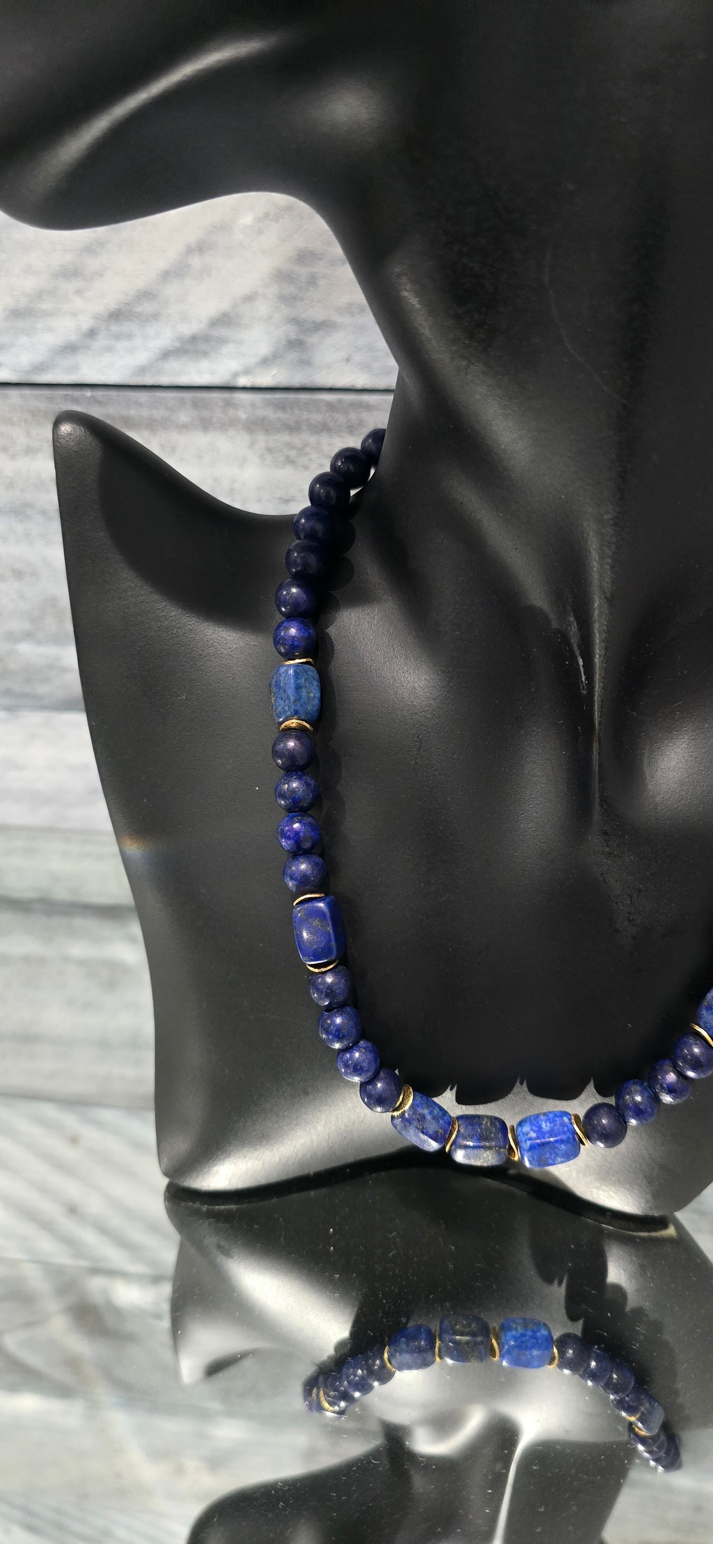 Lapis Lazuli Beaded Necklace