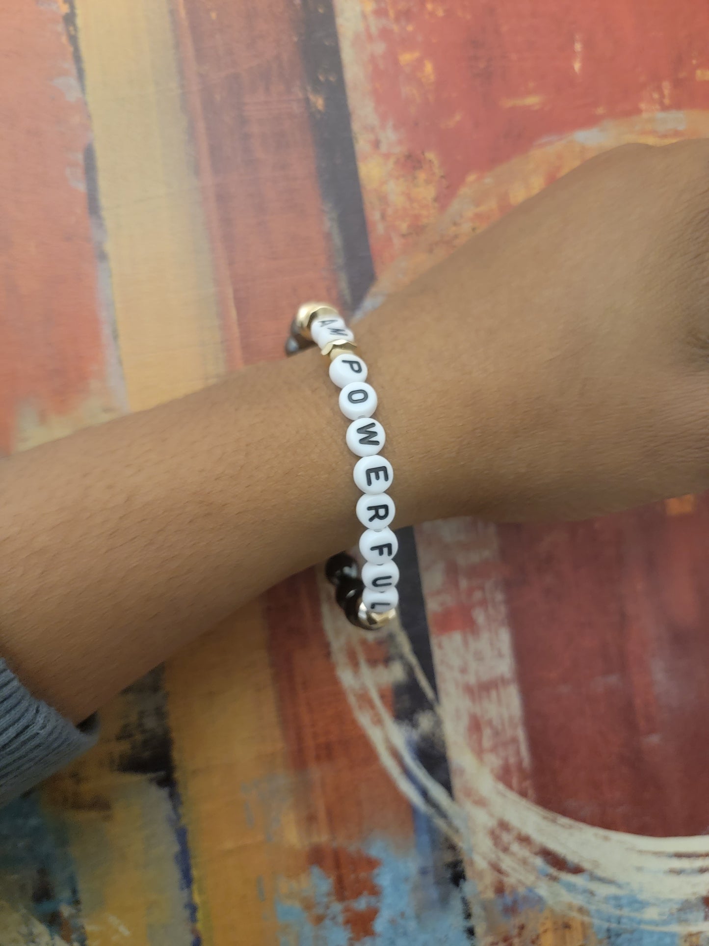 Bracelet d'affirmation puissant "Je suis"