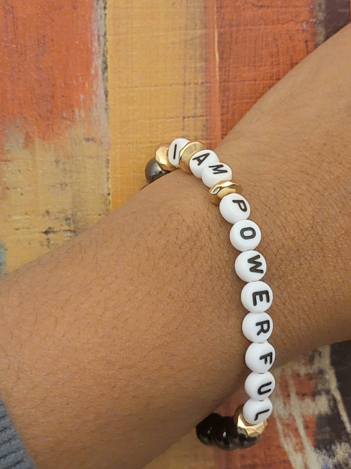 Bracelet d'affirmation puissant "Je suis"