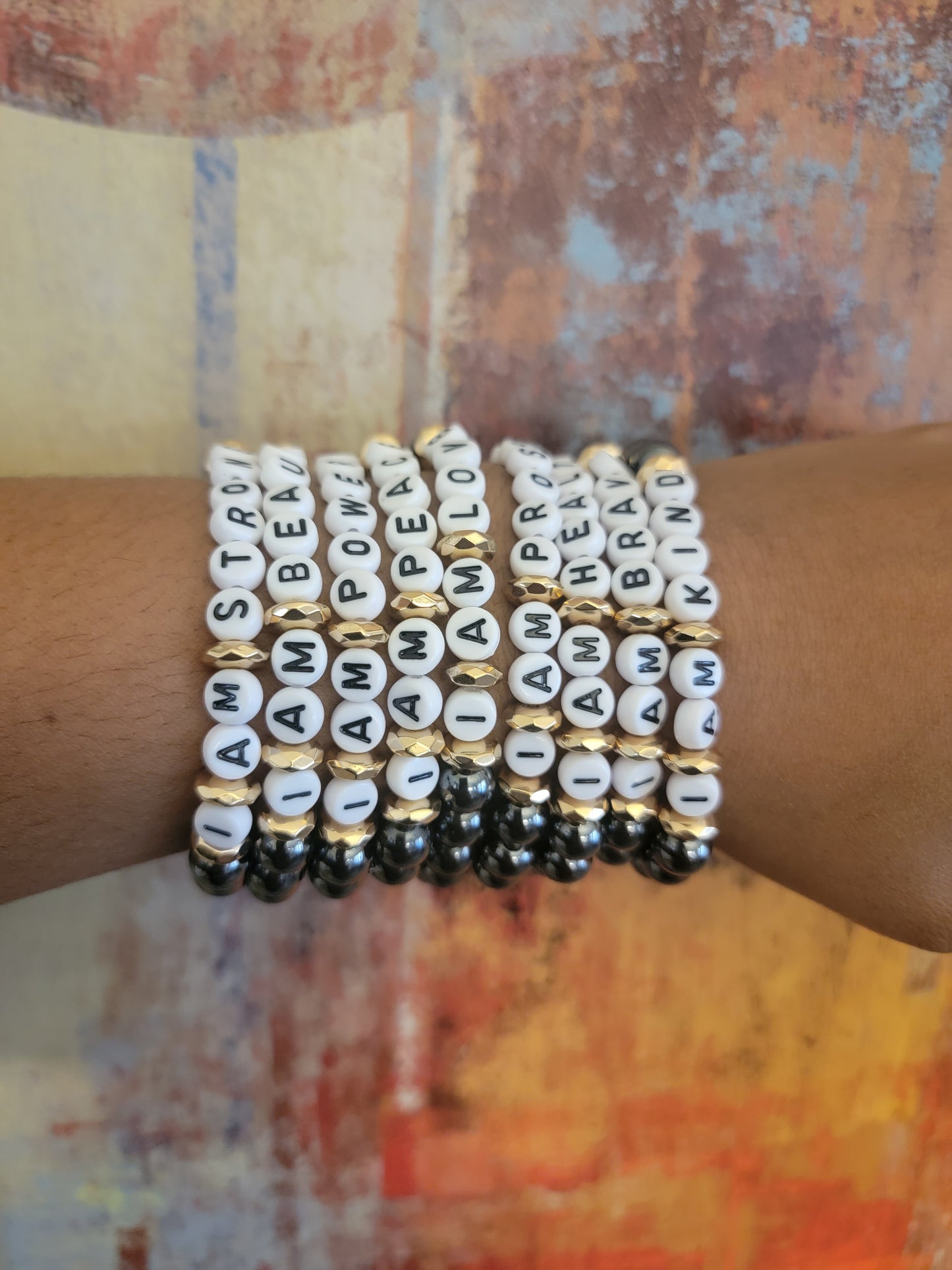 Pulsera de afirmación "Soy resiliente"