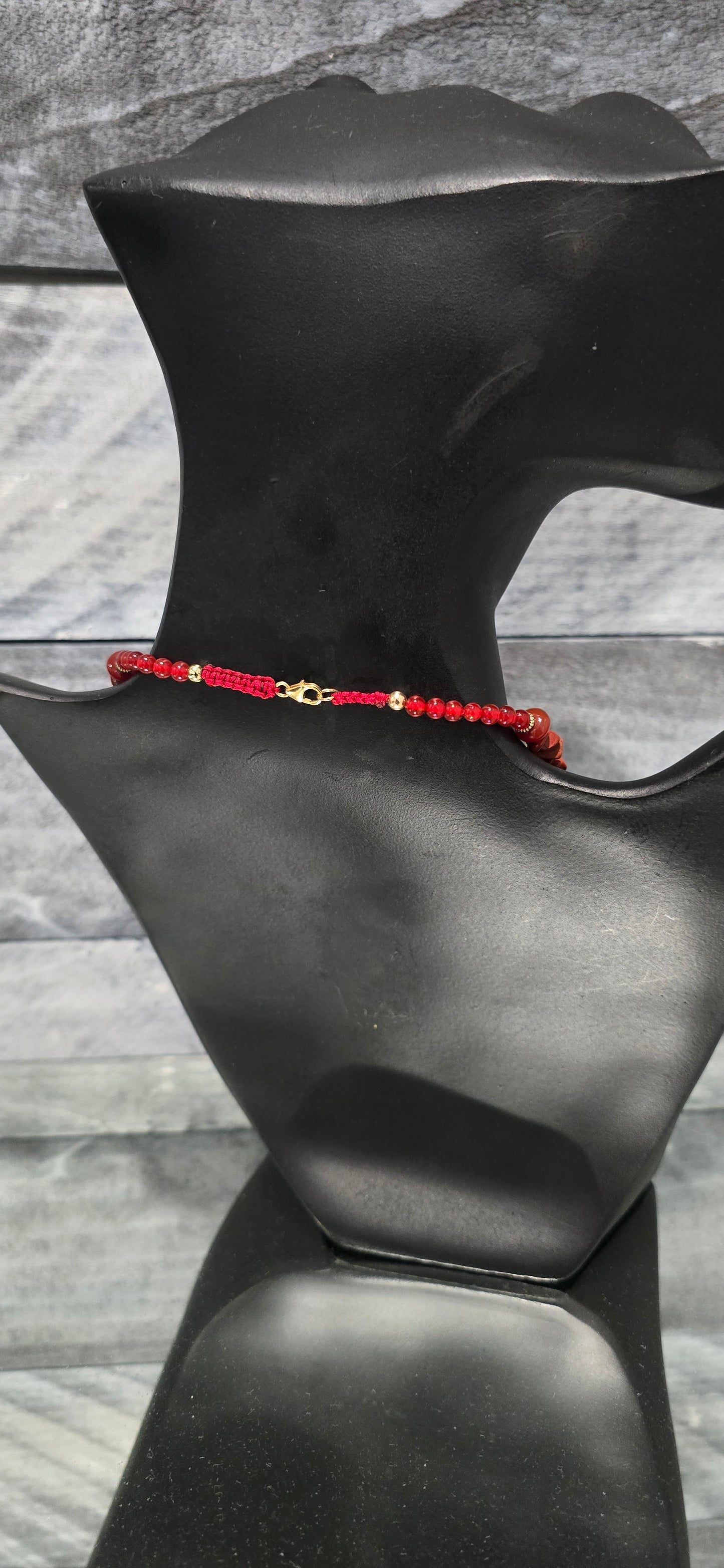 Carnelian and Red Jasper Necklace