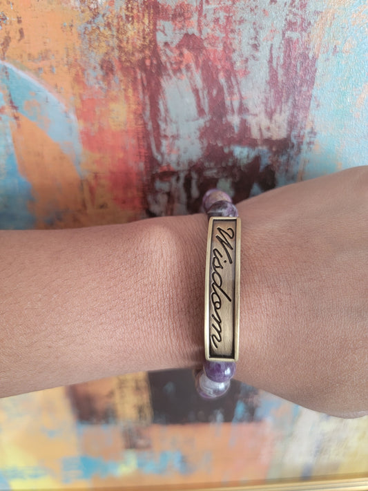 Bracelet Sagesse (Fleur d'Améthyste)
