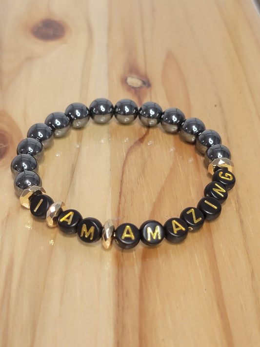 I Am Amazing Affirmation Bracelet